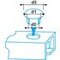 Capuchon plastique à clipser pour Alu et PVC